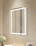 LED-vannitoa peegel 50x70 cm esi- ja tagavalgustusega