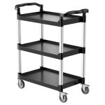 Universaalne plastk&auml;ru 136 kg, 360&deg; rattad, 24,4x16,1 tolli