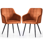 S&ouml;&ouml;gitoolide komplekt LUXANO, 2 tk, vaskne/must, 54 &times; 82 &times; 58 cm