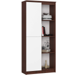 Kontoririiul CLP R80, 8 riiulit, pruuni/valget v&auml;rvi, 80 &times; 180 &times; 35 cm