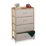 Kummut Relaxdays 10050132_127, 4 sahtlit, 58 &times; 94 &times; 32,5 cm
