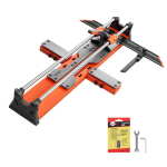 Plaadil&otilde;ikur VEVOR TC-S05-1000, 1000 mm l&otilde;ikepikkus, Oranž, 1320 &times; 870 &times; 185 mm
