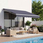 Markiis VEVOR RA300250-N, k&auml;sitsi v&auml;ljat&otilde;mmatav, 300 &times; 250 &times; 25 cm