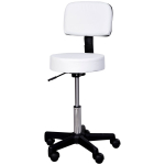 Kontoritool Homcom 35x35x84cm, valge/must v&auml;rv