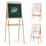 Topeltpoolselt joonistustahvel 54x55x146cm, mitmetes v&auml;rvides