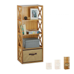 Vannitoa riiul 105x42x29cm., helepruun/pruun v&auml;rv