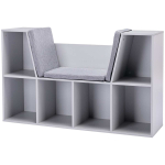 Pingiga laste riiul, 6 lahtrit, 3 patja, Hall, 103 &times; 62 &times; 30 cm