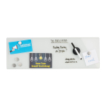 Magnetiline klaastahvel Relaxdays 10030787.0, 6 magnetit, 60 &times; 20 &times; 0,5 cm