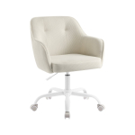 Kontoritool SONGMICS OBG019G01, Reguleeritava k&otilde;rgusega, Beež, 64 &times; 80&ndash;90 &times; 64 cm