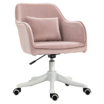 Kontoritool 57x70x86cm, roosa/valge