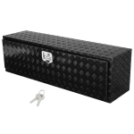 Veealune alumiiniumist veoauto t&ouml;&ouml;riistakast, 60"x17"x18", veekindel, luku ja T-k&auml;epidemega