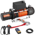 Elektrivints 5400 kg, 12 V, s&uuml;nteetiline k&ouml;is 9,1 mm x 23 m, juhtmevaba ja juhtmega juhtimine, IP55