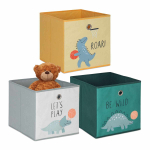 Laste hoiukastid Relaxdays, 3 tk, 30 &times; 30 &times; 30 cm