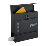 Postkast Relaxdays 10051242_46, ajalehetoruga, 37 &times; 37 &times; 12 cm