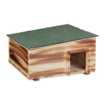 Siilimaja Relaxdays 10046785, 2 kambrit, 40 &times; 21,5 &times; 40 cm
