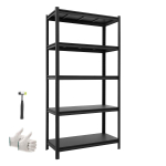 Hoiuriiul VEVOR SS3616HA, 5 tasandit, reguleeritav, 925 &times; 1813 &times; 417 mm