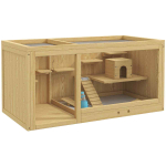 J&auml;nese puur PawHut 100x50x50cm, helepruun v&auml;rv
