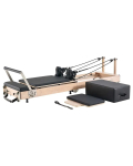 Kokkupandav puidust pilatese reformer kodusteks treeninguteks, kuni 180 kg