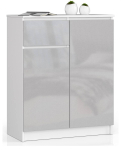 Kummut K80 CLP, 2 ust ja 1 sahtel, valge, 80 &times; 99 &times; 40 cm