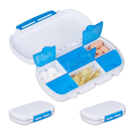 Reisiravimikarbid Relaxdays 10028650.0, 3 tk, 6 lahtrit karbis, 12 &times; 2,5 &times; 7,5 cm