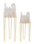 Lillealuste komplekt Tree, 2 tk, 27 &times; 79 &times; 27 cm / 29 &times; 29 &times; 64 cm