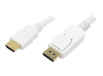 DisplayPorti-HDMI-kaabel LogiLink CV0055, DP HDMI-le