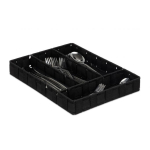 S&ouml;&ouml;giriistade kandik 4,5x26x36cm., must v&auml;rv