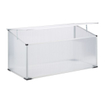Minikasvuhoone taimedele 50x100x50cm., must