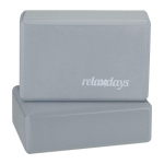 Joogaplokid Relaxdays, 2 tk, 8 &times; 23 &times; 15 cm