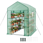 Kasvuhoone VEVOR, 14 riiulit, 137 &times; 206 &times; 196 cm