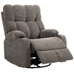 Tugitool jalatoega Homcom 88x96x108cm, pruun v&auml;rv