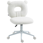 Kontoritool Homcom 47x56x90cm, valge v&auml;rv