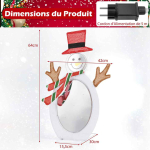 LED lumememm 42x30x64cm, erinevates v&auml;rvides