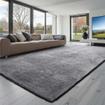 Pl&uuml;&uuml;sist fliisvaip 2,44x3,05 m, hall, libisemiskindel