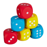 &Otilde;ppet&auml;ringud Relaxdays, 6 tk, 7,5 &times; 7,5 &times; 7,5 cm