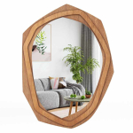 Ebakorrap&auml;rase kujuga seinapeegel, 35 &times; 26 tolli