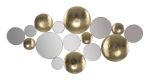 Seinadekoratsioonipaneel Gold Mirror Glam, Kuldne, 118 &times; 60 &times; 2,5 cm