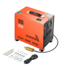 PCP &otilde;hukompressor 800W, 4500 PSI, kahesilindriline, ventilaatoriga jahutusega