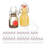 Klaaspudelid Relaxdays 10048672_751, 30 tk, 50 ml tk, 5 &times; 11,5 &times; 4,5 cm