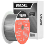 VEVOR ER308L nerūdijančio plieno MIG suvirinimo viela, 0,8 mm, 0,9 kg, mažas ta&scaron;kymas