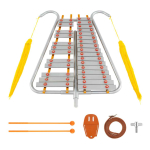 Marsikell-k metallofon, 29 nooti, 60&ndash;108 &times; 47 &times; 7 cm