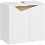 Vannitoakapp, U-kujulise v&auml;ljal&otilde;ike ja ustega, 60 &times; 57,9 &times; 35 cm
