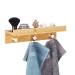 Seinariiul Relaxdays, 3 konksu, 36 &times; 10 &times; 12 cm