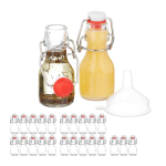 Klaaspudelid Relaxdays 10048672_1395, 25 tk, 50 ml tk, 5 &times; 11,5 &times; 4,5 cm