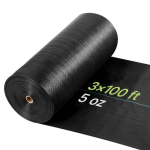 Umbrohut&otilde;kkekangas VEVOR 3*100FT168, Must, 0,9 &times; 30,5 m