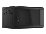 Seinale paigaldatav 19-tolline rack-kapp Lanberg WF01-6406-10B, 6U