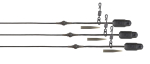 Rakendus Fox Edges Naturals Heli-Clip Rigs, 50 lb Leadcore, 3 tk