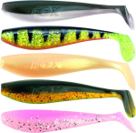 Pehmed landid Fox Rage Zander Pro, 10 cm, UV mixed Colour Pack, 5 tk