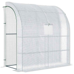 Kasvuhoone Outsunny 200x100x215cm., valge