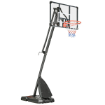Laste korvpalliv&otilde;rk jalgadega Sportnow 111x70,5x350cm, musta v&auml;rvi